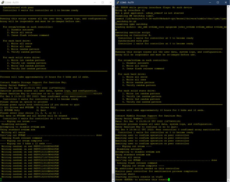 HOWTO: Sanitize / secure wipe a @HPE_Storage Nimble Array for asset ...